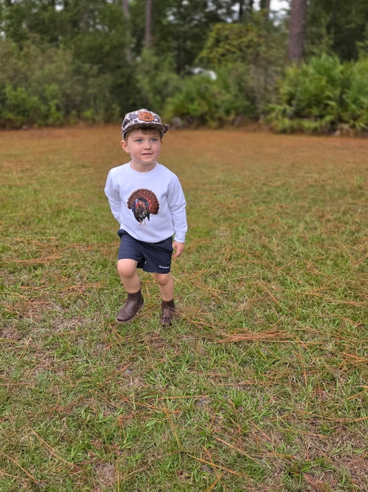 Turkey Sweatshirt-White