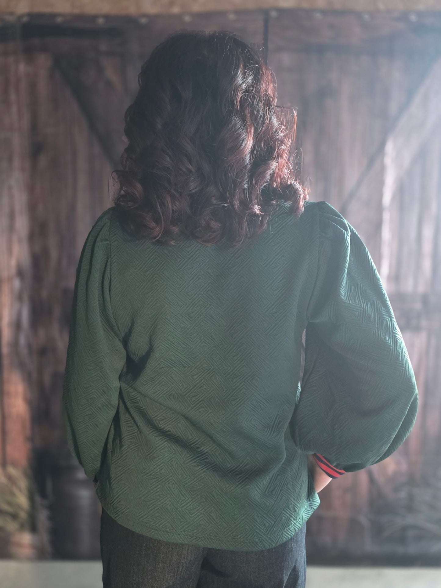 Jodifl Knit Long-Sleeve Top-Hunter Green