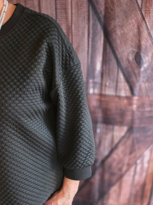 Jodifl Long Sleeve Two Piece Set-Black