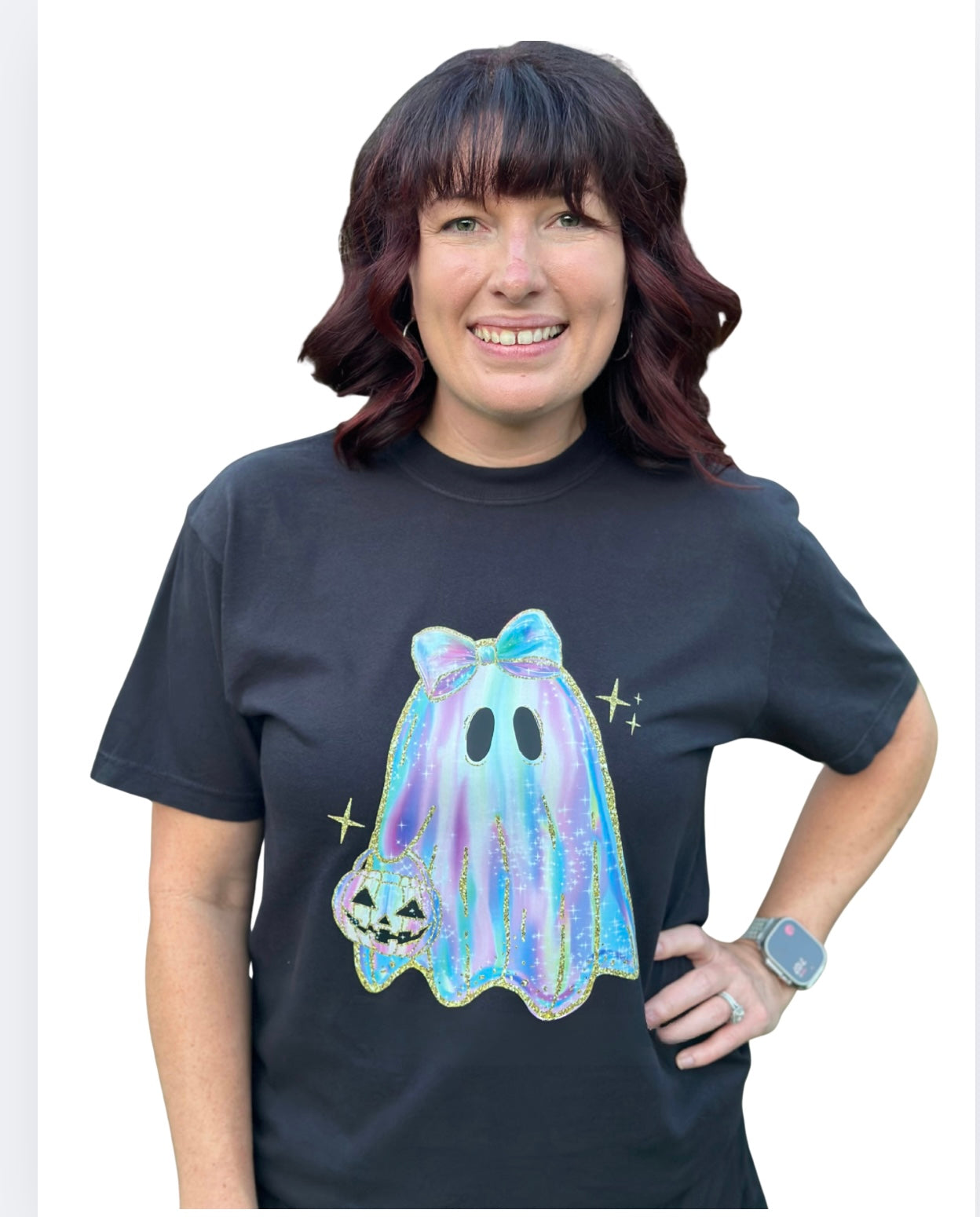 Ghost Halloween Shirt-Black
