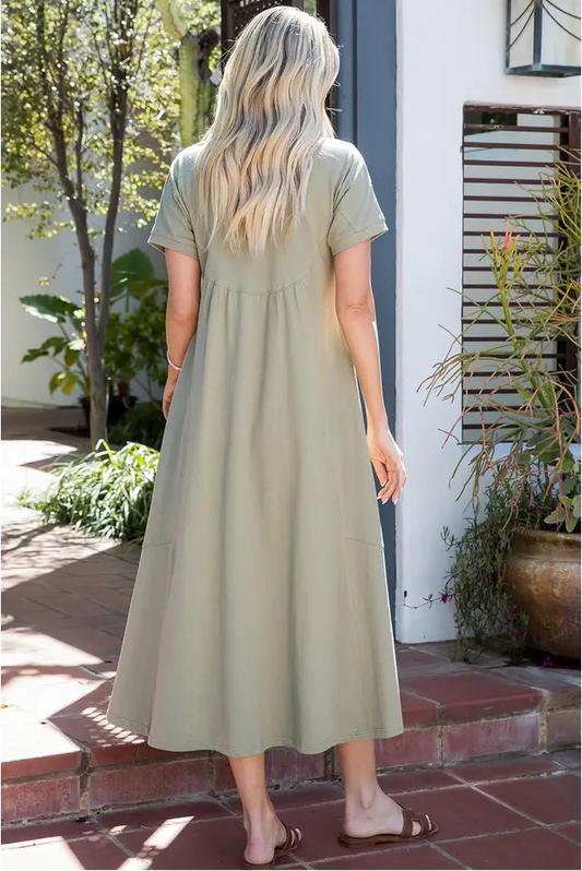 Sweet Lovely Olive Dress