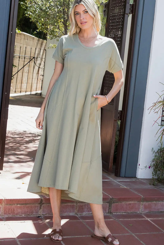 Sweet Lovely Olive Dress
