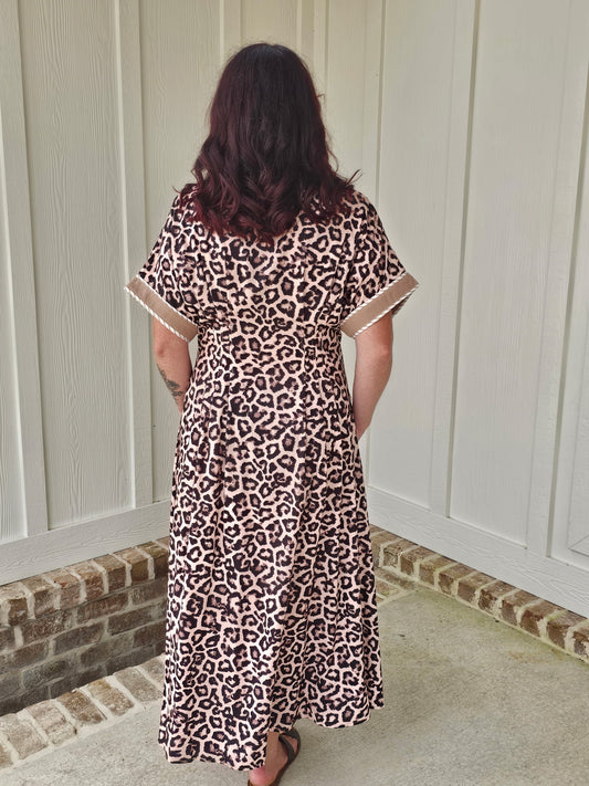 Besson River Cheetah Dress