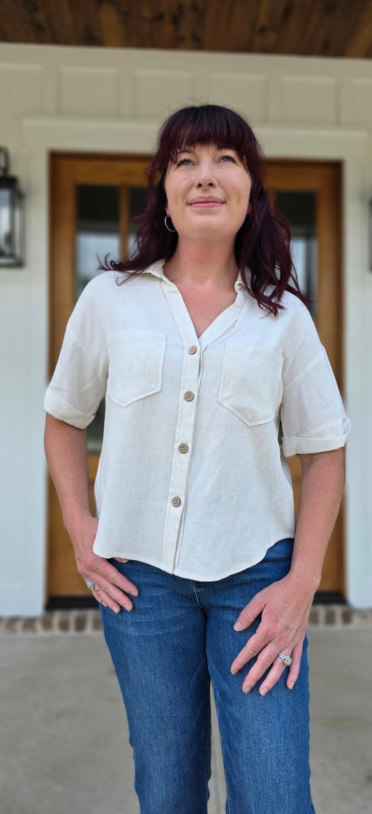 Sweet Lovely Linen Shirt