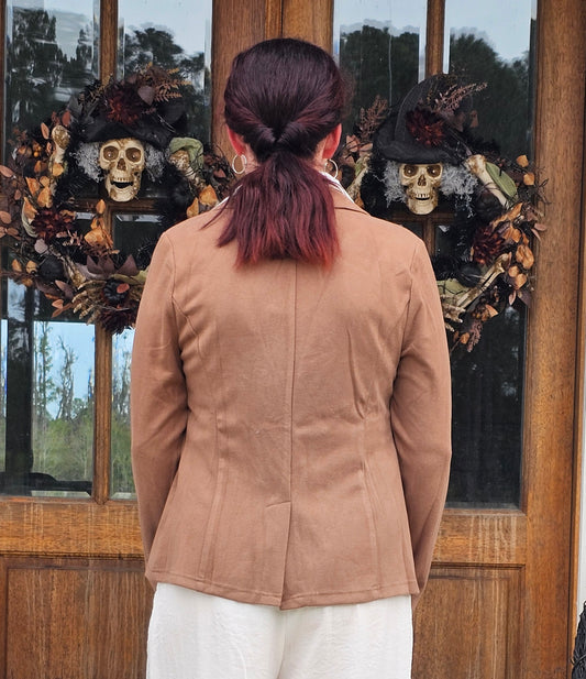 Classic Single-Button Tailored Blazer