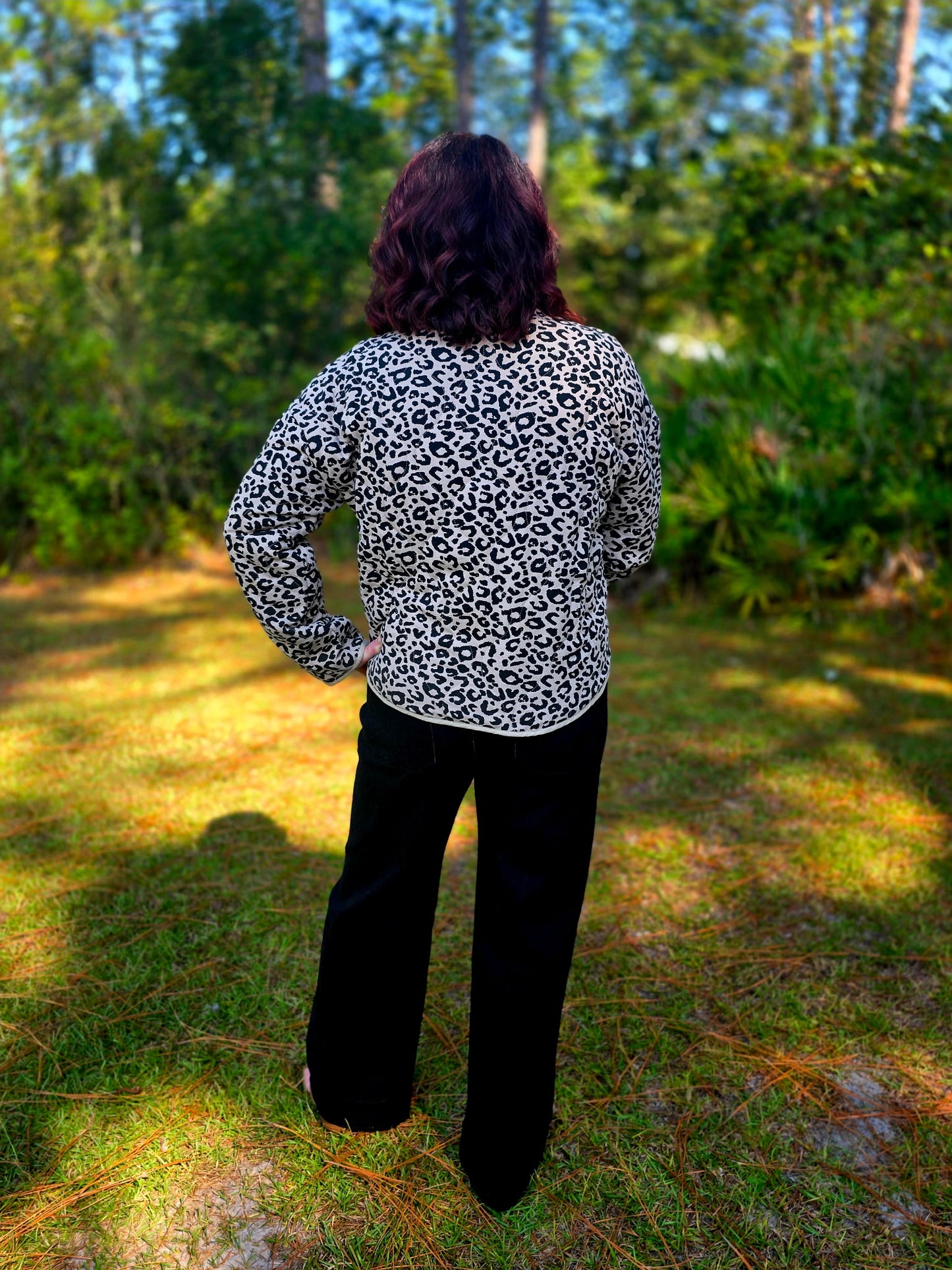 Leopard Quilted Jacket