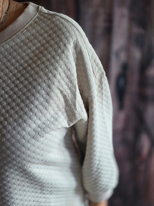 Jodifl Long Sleeve Two Piece Set-Cream