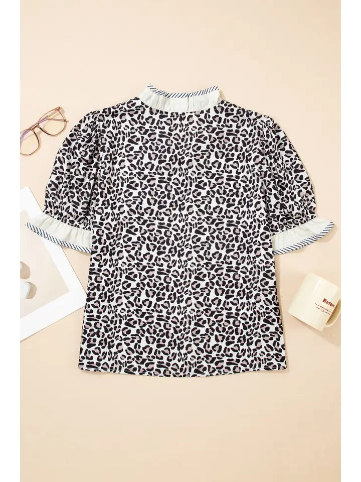 66 Disco Cheetah Blouse