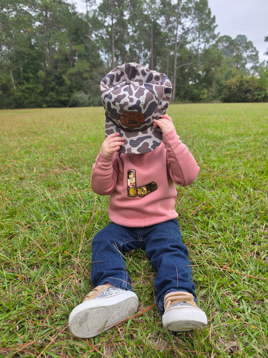 Sequin Shotgun Shells Sweatshirt-White