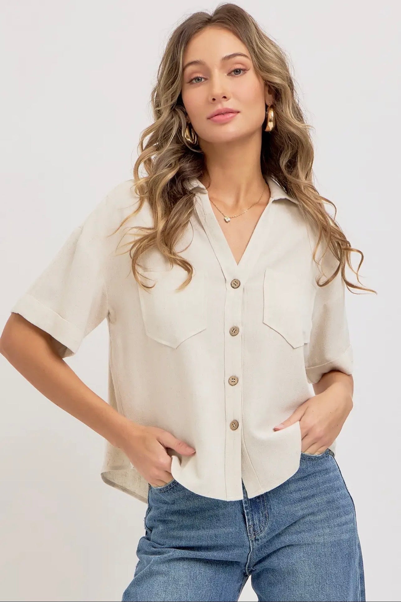Sweet Lovely Linen Shirt