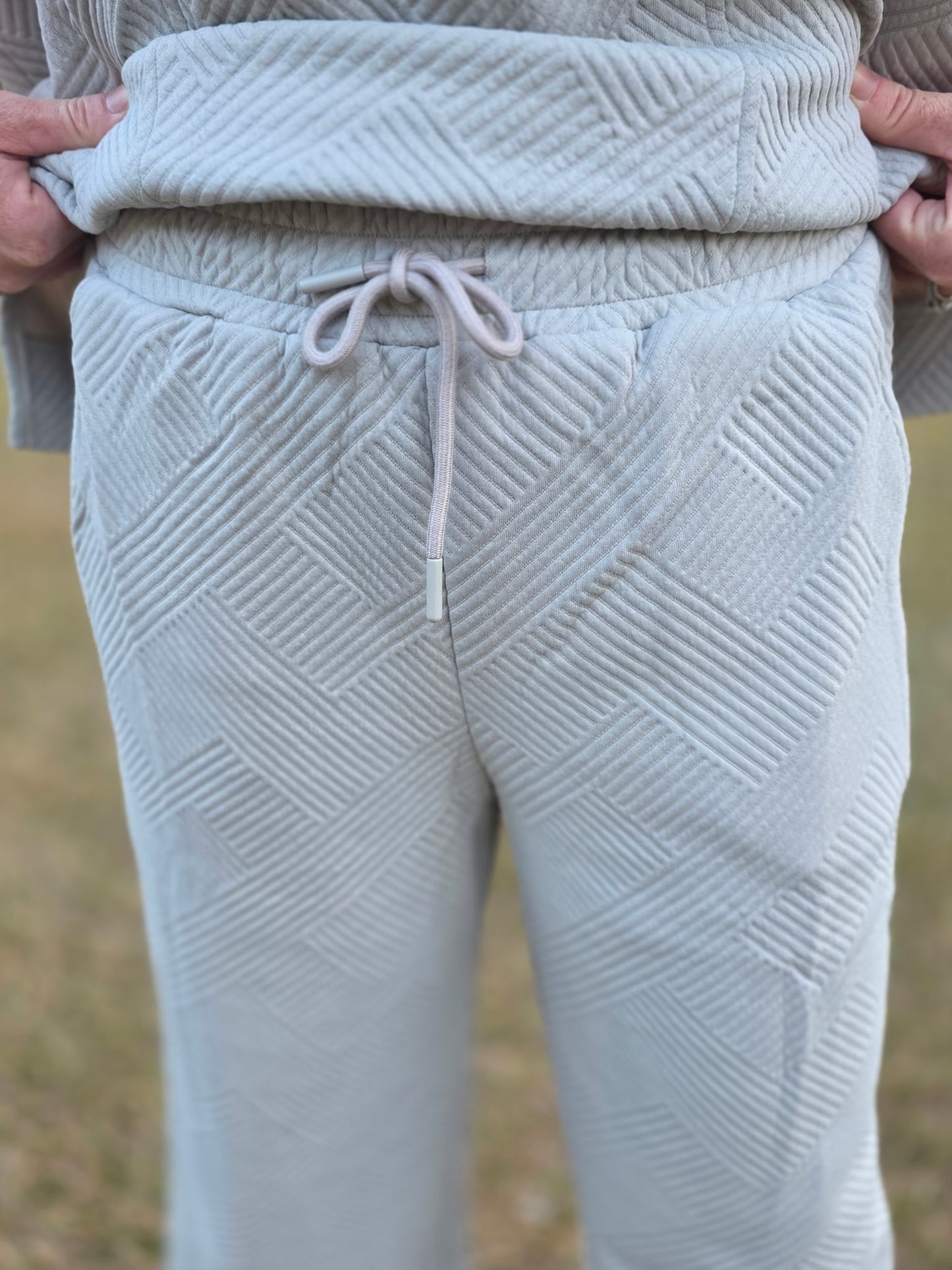 Umgee Short Sleeve Two Piece Set-Stone