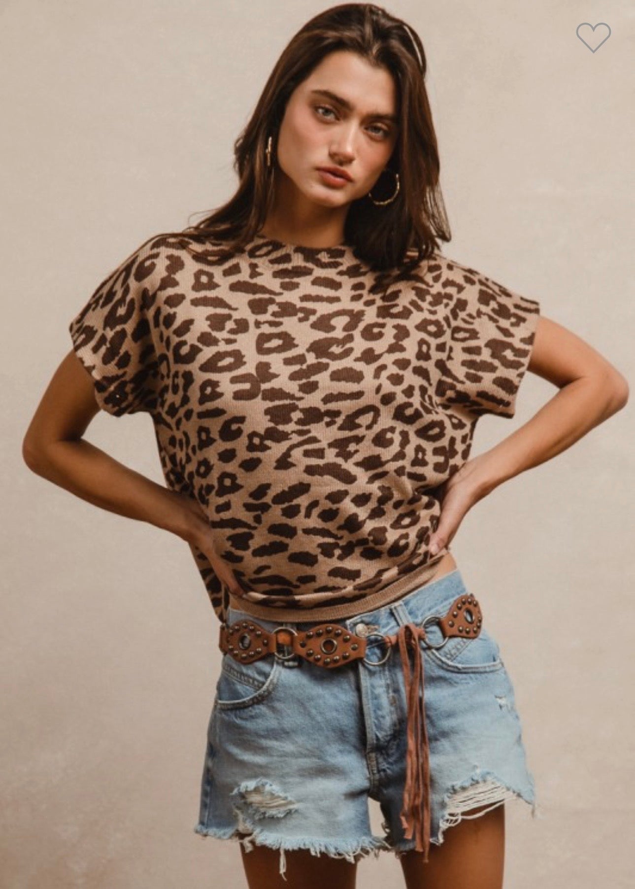BiBi Leopard Print Shirt