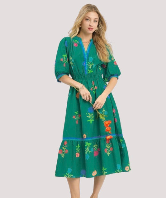 Umgee Jade Green Dress