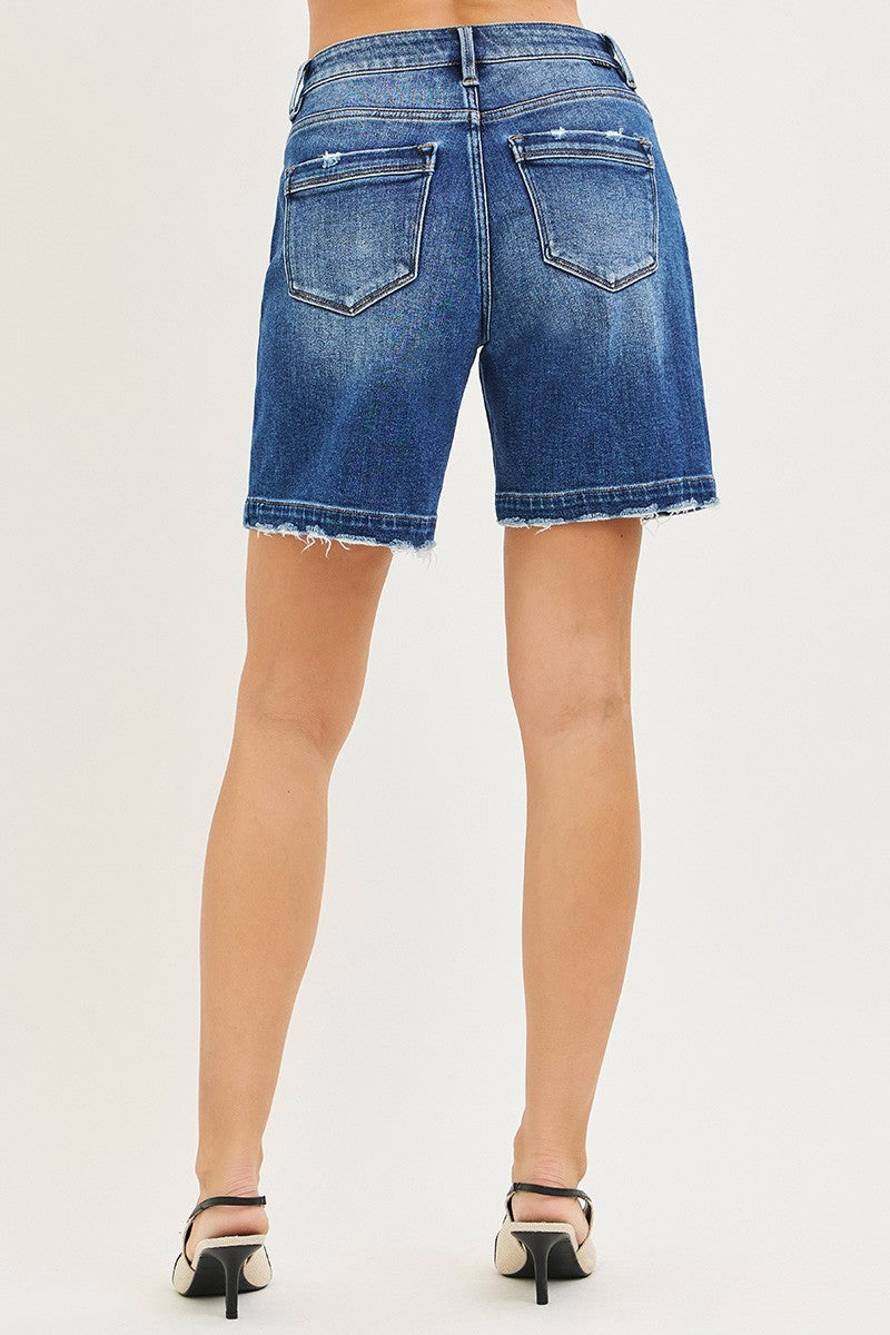 Risen Denim Shorts