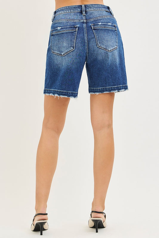 Risen Denim Shorts