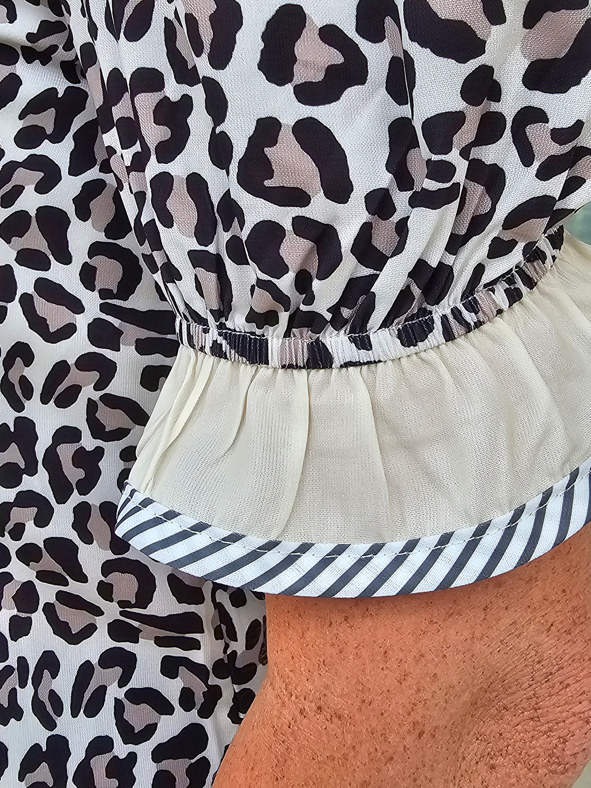 66 Disco Cheetah Blouse
