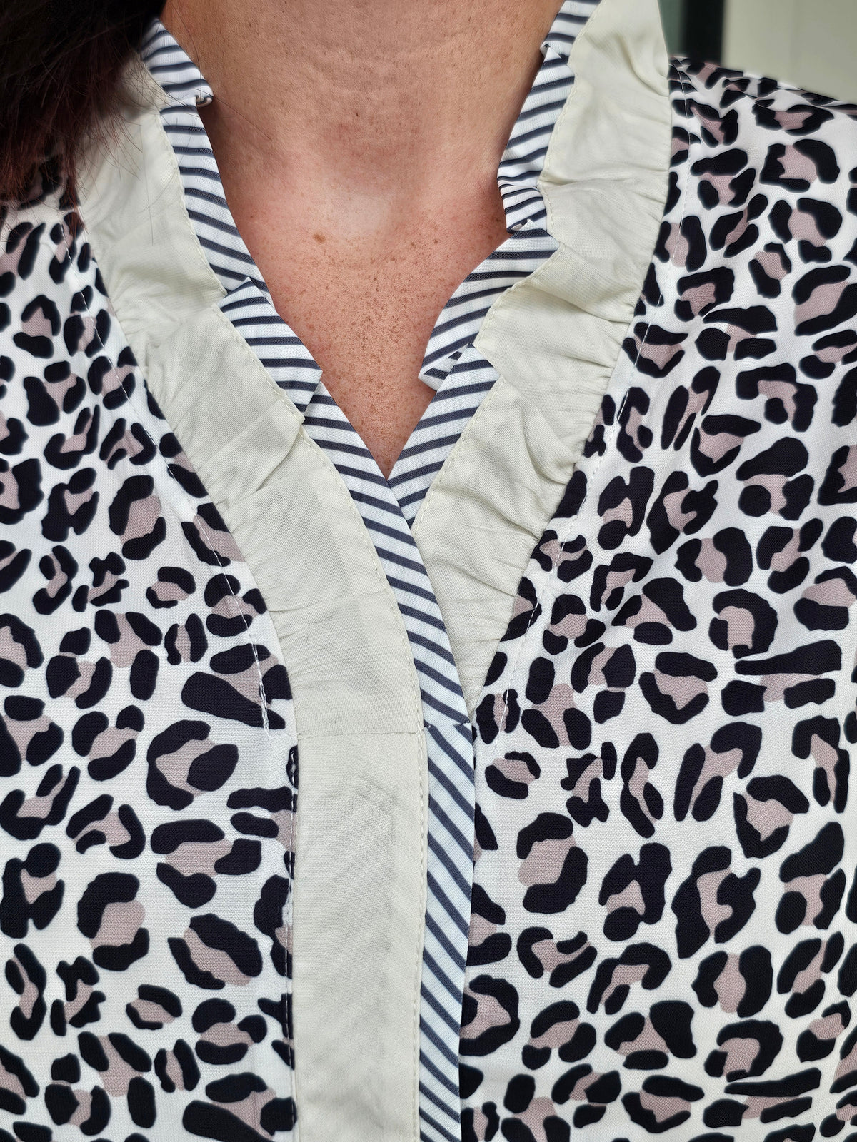 66 Disco Cheetah Blouse