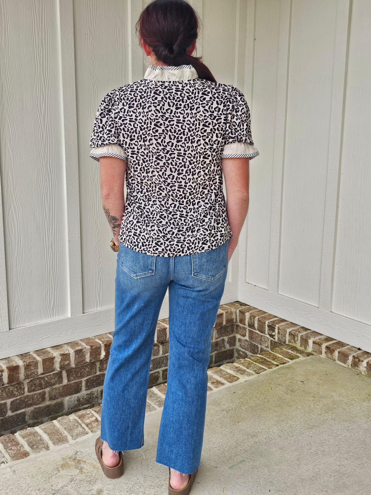 66 Disco Cheetah Blouse