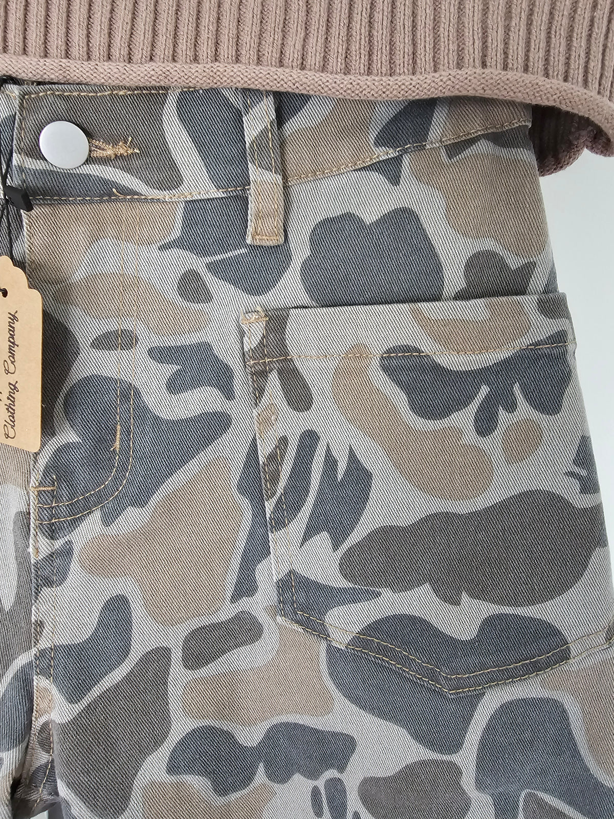 Camouflage Ankle Length Jeans