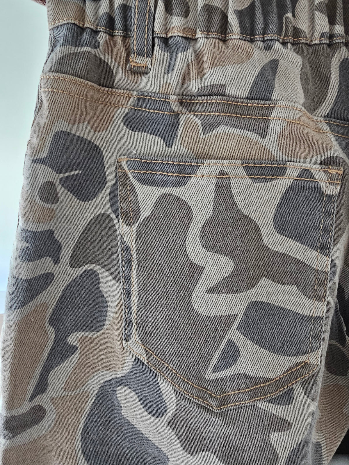 Camouflage Ankle Length Jeans